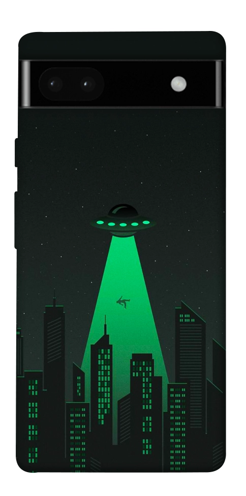 Чехол Green ufo для Google Pixel 6A