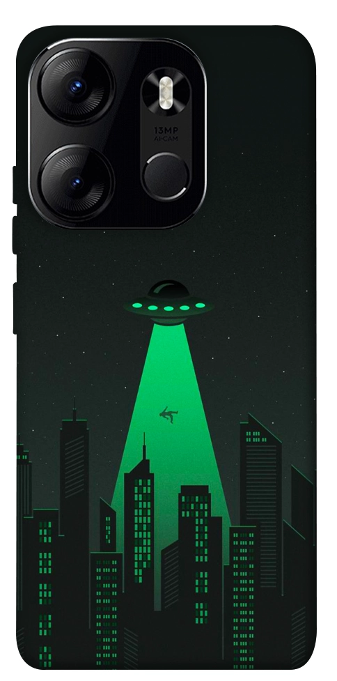 Чехол Green ufo для Tecno Spark Go 2023