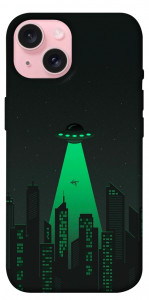 Чехол Green ufo для iPhone 15