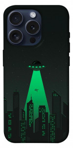 Чехол Green ufo для iPhone 15 Pro
