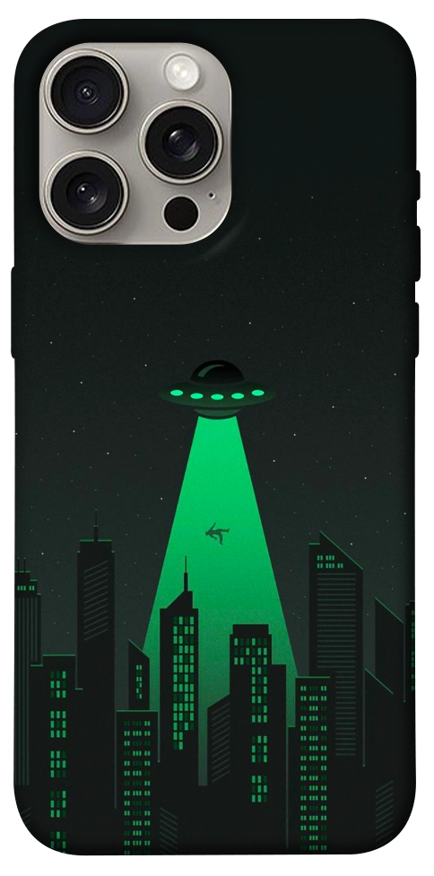 Чохол Green ufo для iPhone 15 Pro Max