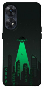 Чехол Green ufo для Oppo Reno 8 T 4G