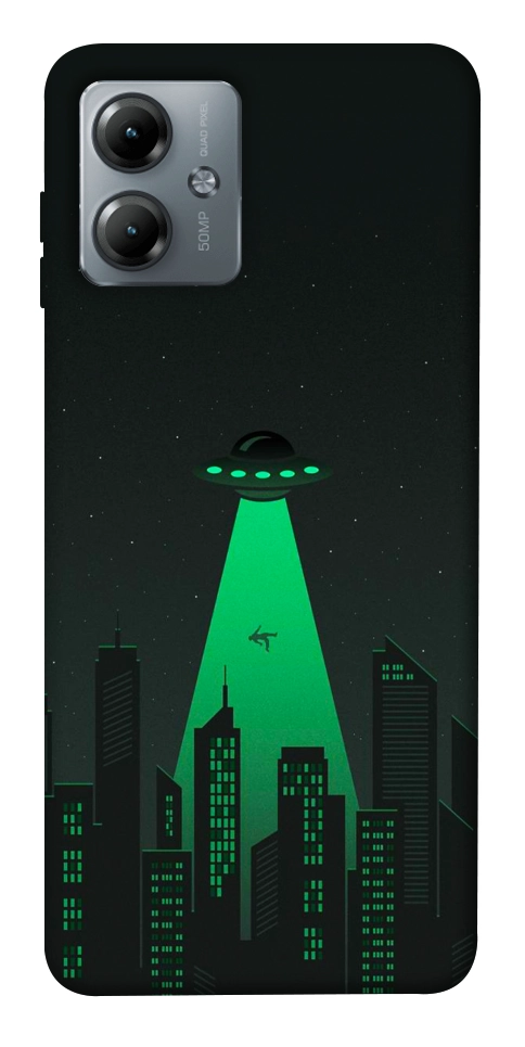 Чехол Green ufo для Motorola Moto G14