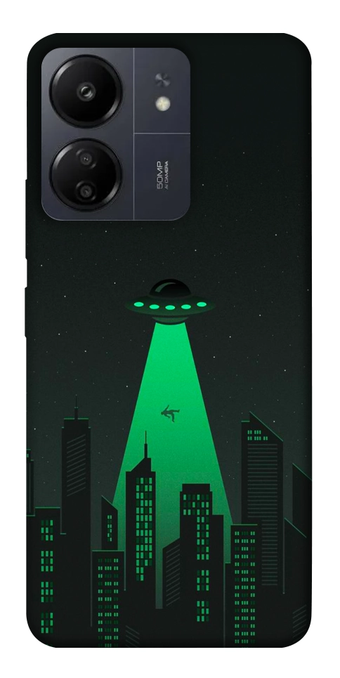 Чехол Green ufo для Xiaomi Redmi 13C