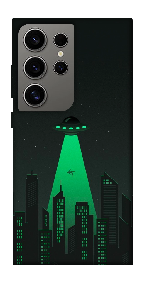 Чехол Green ufo для Galaxy S24 Ultra