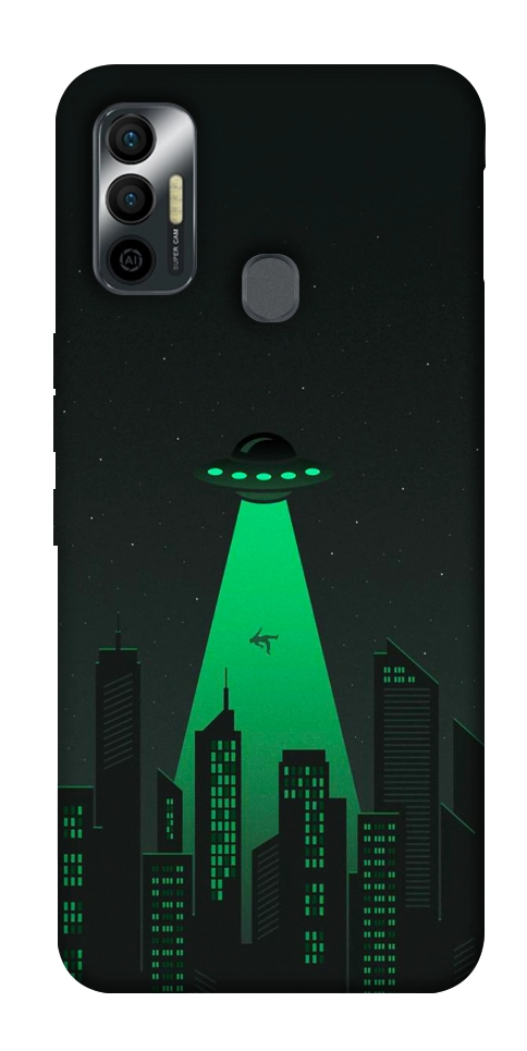 Чехол Green ufo для TECNO Spark 7