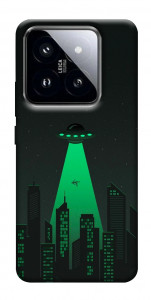 Чехол Green ufo для Xiaomi 14 Pro