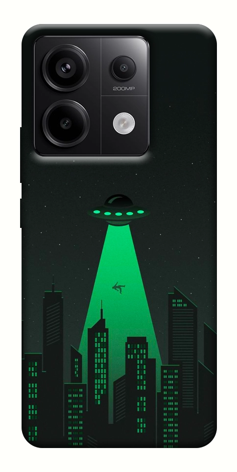 Чехол Green ufo для Xiaomi Redmi Note 13 Pro 4G