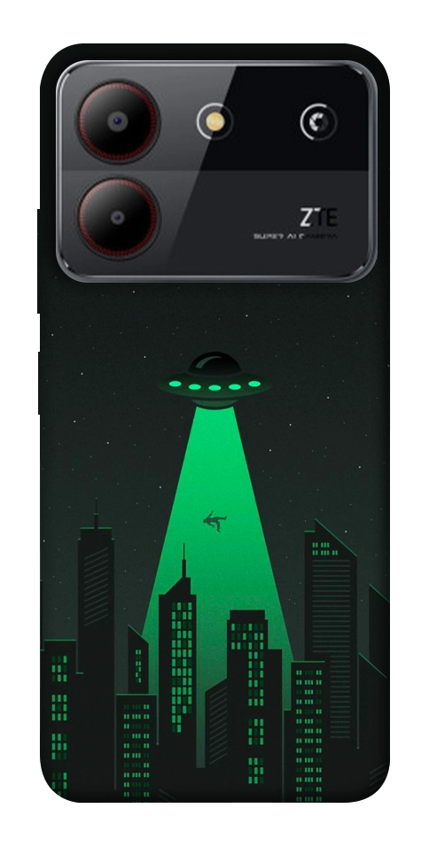 Чехол Green ufo для ZTE Blade A54 4G