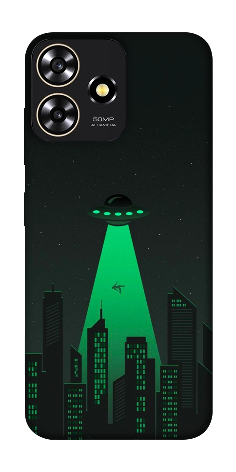 Чехол Green ufo для ZTE Blade A73 4G
