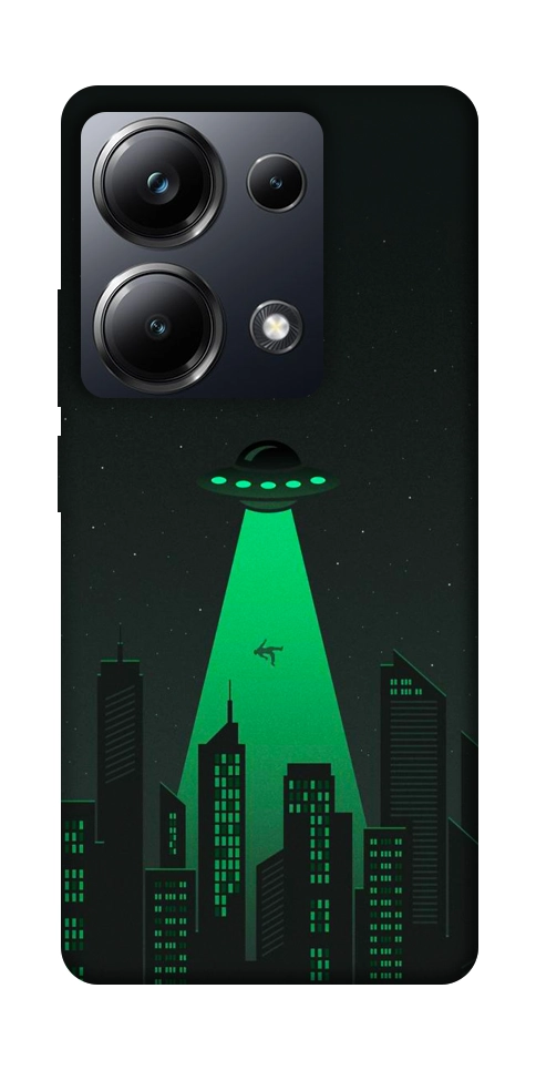 Чехол Green ufo для Xiaomi Poco M6 Pro 4G