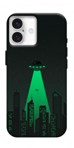 Чехол Green ufo для iPhone 16