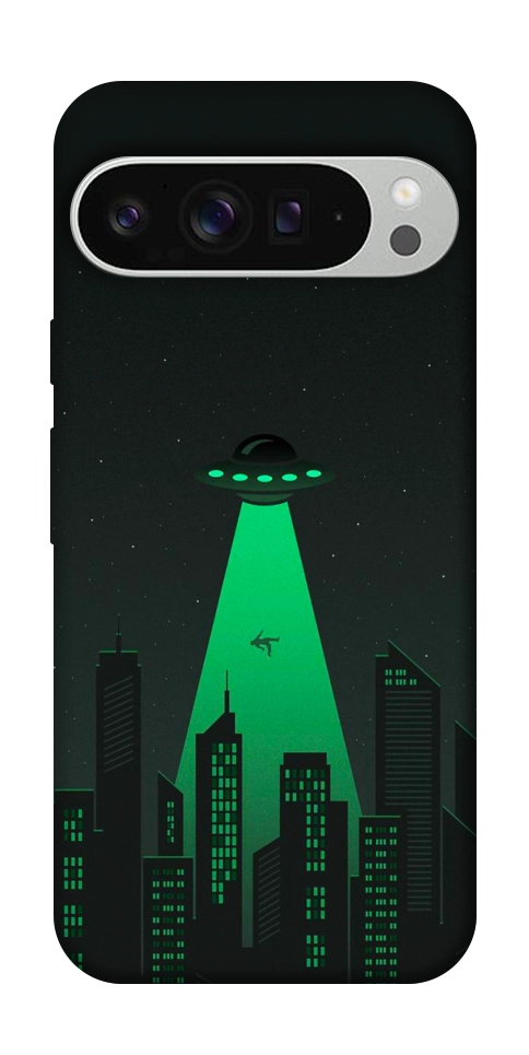Чехол Green ufo для Google Pixel 9 Pro XL