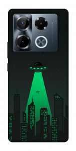 Чехол Green ufo для Infinix Note 40 Pro 4G