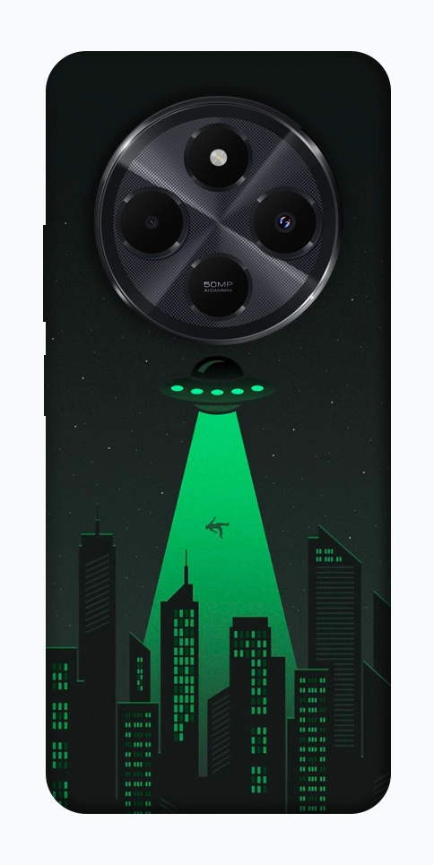 Чехол Green ufo для Xiaomi Redmi 14C