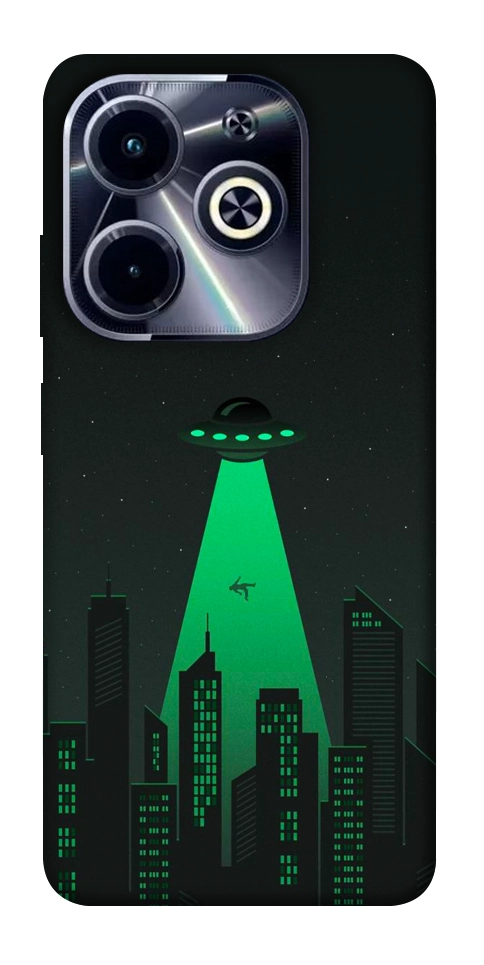 Чехол Green ufo для TECNO Spark Go 2024