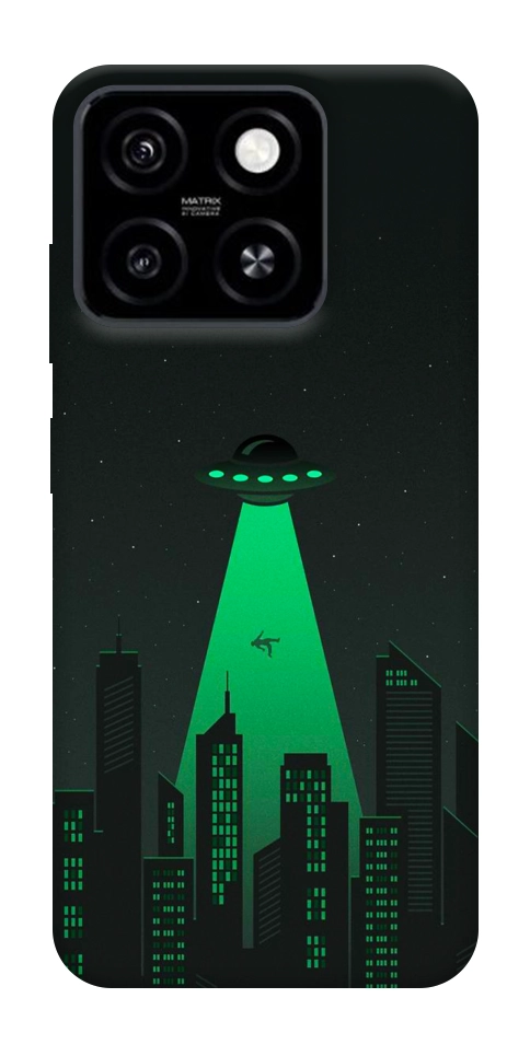 Чехол Green ufo для ZTE Blade A55 4G