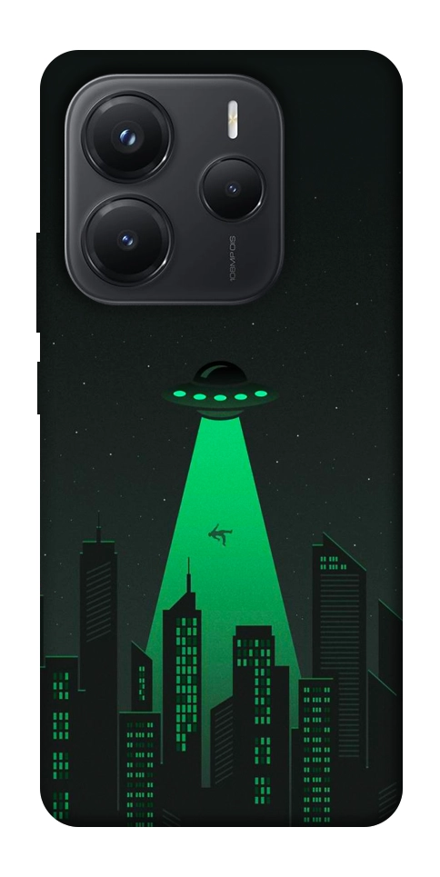 Чехол Green ufo для Xiaomi Redmi Note 14 5G