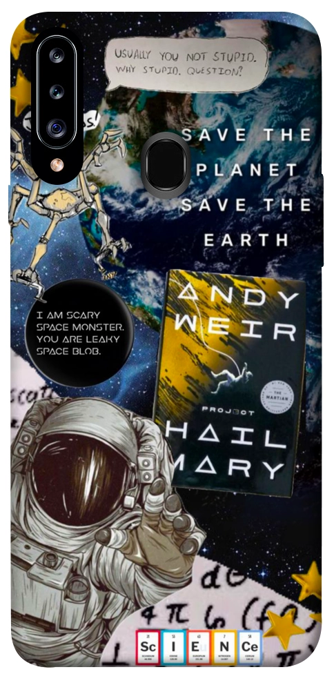Чехол Hail mary collage для Galaxy A20s (2019)