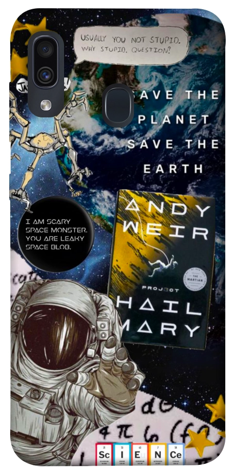 Чехол Hail mary collage для Galaxy A30 (2019)