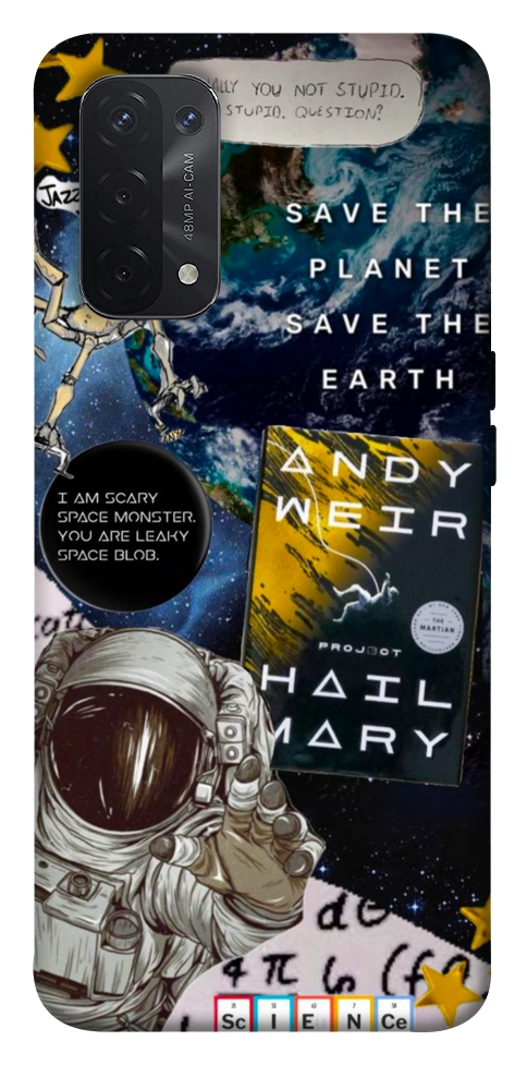Чехол Hail mary collage для Oppo A74 5G