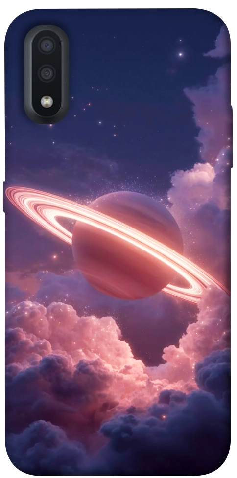 Чехол Pink Saturn для Galaxy A01