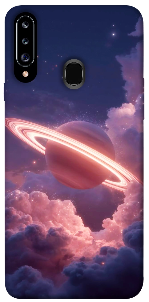 Чехол Pink Saturn для Galaxy A20s (2019)