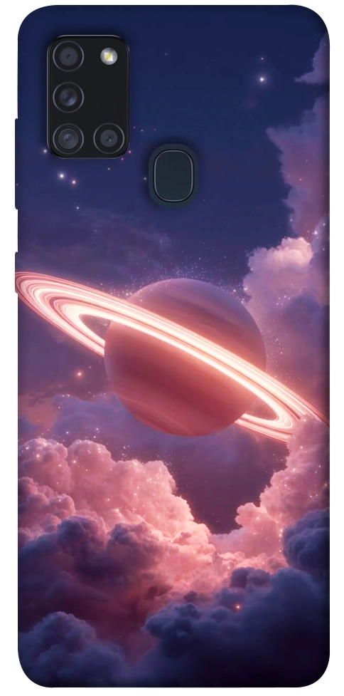 Чехол Pink Saturn для Galaxy A21s (2020)