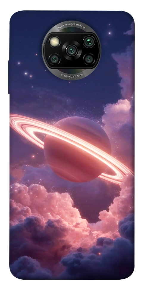 Чехол Pink Saturn для Xiaomi Poco X3 NFC