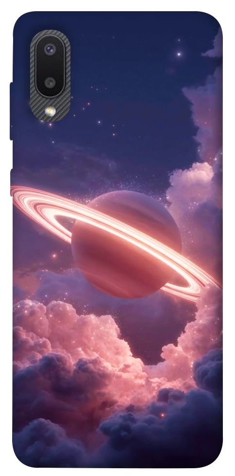 Чехол Pink Saturn для Galaxy A02