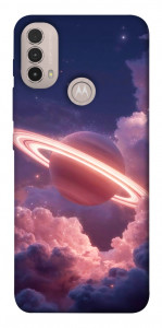 Чехол Pink Saturn для Motorola Moto E40