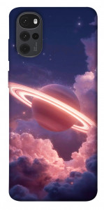 Чохол Pink Saturn для Motorola Moto G22