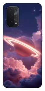 Чехол Pink Saturn для Oppo A74 5G