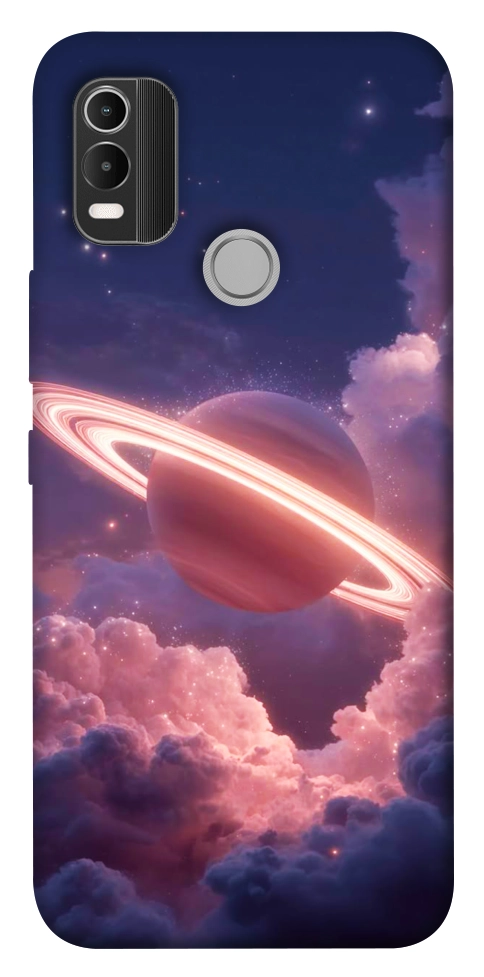 Чехол Pink Saturn для Nokia C21 Plus