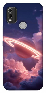 Чехол Pink Saturn для Nokia C21 Plus