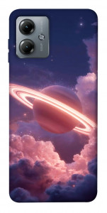 Чохол Pink Saturn для Motorola Moto G14