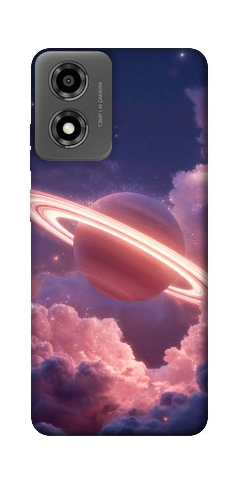 Чохол Pink Saturn для Motorola Moto E14
