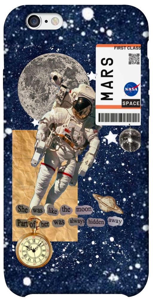 Чохол Space collage для iPhone 6