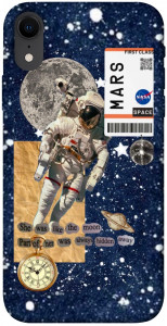 Чохол Space collage для iPhone XR