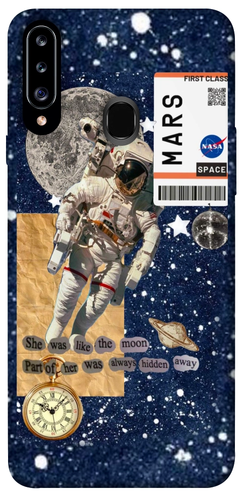 Чехол Space collage для Galaxy A20s (2019)