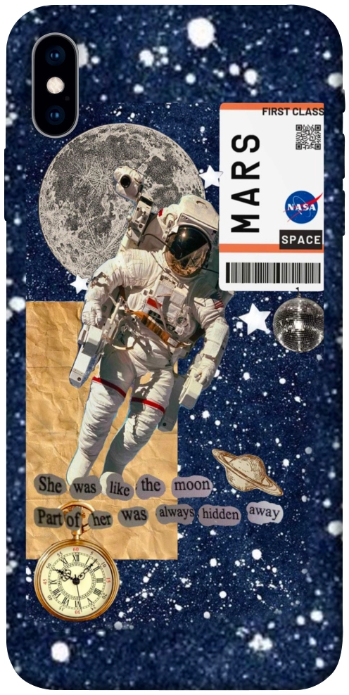 Чохол Space collage для iPhone XS