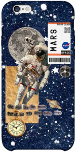 Чехол Space collage для iPhone 6s plus (5.5'')