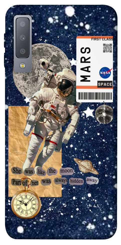 Чехол Space collage для Galaxy A7 (2018)