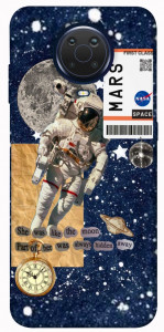 Чехол Space collage для Nokia G10