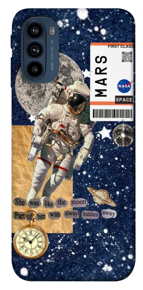 Чехол Space collage для Motorola Moto G41