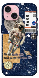 Чехол Space collage для iPhone 15