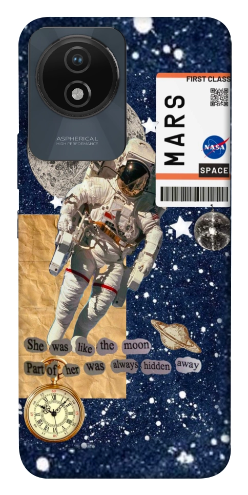 Чехол Space collage для Vivo Y02