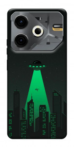 Чохол Green ufo для TECNO Pova 6 Neo (LI6)