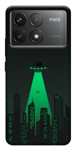 Чехол Green ufo для Xiaomi Poco F6 Pro