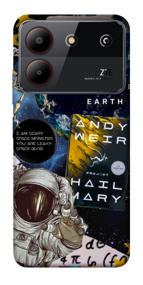 Чехол Hail mary collage для ZTE Blade A54 4G